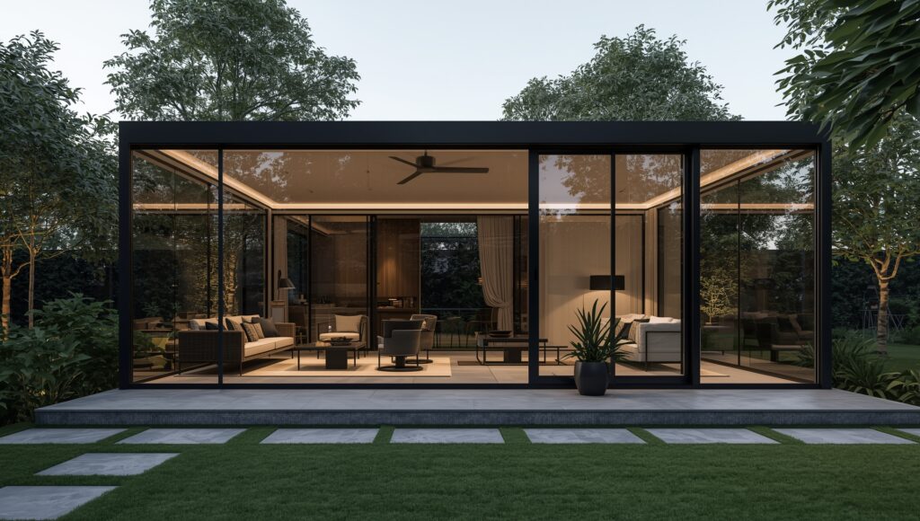 Projelerimiz lucid origin luxury tuinkamer garden room fully enclosed glass 2